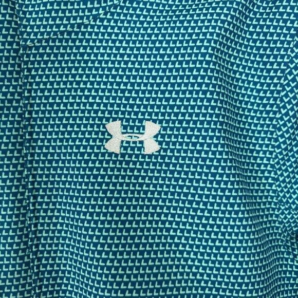 Under Armour Storm Light Blue Patterned Hooded Ski/Snowboard Fleece Lined Winter - Picture 3 of 13
